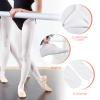 Buauty 2 Pairs Ballet Tights for Girls, Dance leotard for girls tights,Perfect for Girls' Dance Classes (Toddler/kid), 8-10 Years, 2pcs White view 2