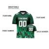 City Custom Football Jersey Personalized Printed/Stitched Green Black Shirt City Night Team Name Number Gift for Men Women Youth Football Fans S-5XL view 3