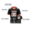 City Custom Football Jersey Personalized Printed/Stitched Black Orange Shirt City Night Team Name Number Gift for Men Women Youth Football Fans S-5XL view 3