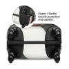 Travel Luggage Cover Suitcase Cover Suitcase Protector Smile Gaze Snowman Luggage Covers Washable Baggage Cover Elastic Anti-Scratch Suitcase Case Protector for Adult Personalized Suitcase Covers view 3