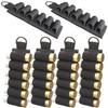 6 Pack Shotgun Shell Holder 12GA Sticker, Side Saddle Shotgun Card for Stock or Receiver, 12 Gauge Shell Holder Magazine, Shotshell Ammo Carrier, Ammunition Pouch, Shell Organizer - Black view 1