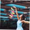 Yardwe 5pcs Artistic Gymnastics Dance Ribbons Flexible and Colorful Streamers for and Training Activities view 4