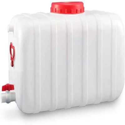 SHENJIA Water Container, 25L/50L/100L/150L/200L Portable Water Storage Container, Water Tank with Tap for Camping Hiking Climbing Outdoor Activities Bucket(Size:25L)