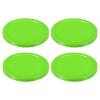 PATIKIL Air Hockey Pucks 3.2 Inch, 4Pcs Air Hockey Heavy Replacement Pucks for Game Tables Equipment Accessories, Light Green view 1