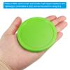 PATIKIL Air Hockey Pucks 3.2 Inch, 4Pcs Air Hockey Heavy Replacement Pucks for Game Tables Equipment Accessories, Light Green view 4