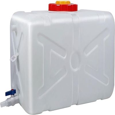 SHENJIA Portable Water Container with Tap for Caravan, Motorhome, Camping - Emergency Rainwater Collection Storage Bin - Leak-Proof Valve and Handle - Heavy Duty Water Carrier Bucket(Size:200L)