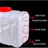 SHENJIA Portable Water Container with Tap for Caravan, Motorhome, Camping - Emergency Rainwater Collection Storage Bin - Leak-Proof Valve and Handle - Heavy Duty Water Carrier Bucket(Size:200L) view 3