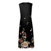 Wanvekey Floral Dress for Women Fashion Summer Dress Casual V Neck A Line Dress Sleeveless Swing Maxi Dresses 2024 view 3