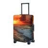 LZQPOEAS Travel Luggage Cover Suitcase Cover Suitcase Protector The Beach Sunset Luggage Washable Baggage Cover Elastic Anti-Scratch Suitcase Case Protector for Adult Personalized Suitcase view 1