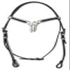WeavingCraft Leather Headstall Bridle|Futurity Knot Browband|Hand Braided| Rawhide|White (Rawhide, Black) view 3