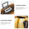 LZQPOEAS Travel Luggage Cover Suitcase Cover Suitcase Protector River Sunset Wooden boat Luggage Washable Baggage Cover Elastic Anti-Scratch Suitcase Case Protector for Adult Personalized Suitcase view 4
