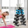6-Tier Dumbbell Weight Rack, Multilevel Weight Storage Organizer, Compact A-Frame Home Gym Space Saver 40" H 660 lbs Weight Capacity Strength Training Dumbbell Rack Stand Only for Dumbbells view 3