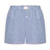 codcm Womens Y2K Boxer Shorts Cute Plaid Button Front Pajama Bottoms Pj Shorts Sleepwear(Light Blue,Small) view 2