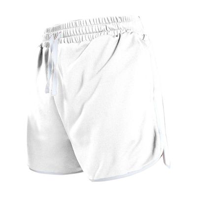 SWJGLITTR Mens Basketball Sportswear Shorts Mesh Active Gym Pockets Short Lightweight Sports Drawstring Short Pants (White,3X-Large)