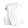 SWJGLITTR Mens Basketball Sportswear Shorts Mesh Active Gym Pockets Short Lightweight Sports Drawstring Short Pants (White,3X-Large) view 1