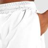 SWJGLITTR Mens Basketball Sportswear Shorts Mesh Active Gym Pockets Short Lightweight Sports Drawstring Short Pants (White,3X-Large) view 3