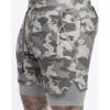 Men 2 in 1 Running Shorts Workout Athletic Camouflage Gym Short Bodybuilding Stealth Short Pants (Grey,XX-Large) view 2