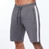 SWJGLITTR Mens Zipper Pocket Elastic Waist Short Drawstring Casual Track Athletic Shorts Running Cotton Workout Short Pants (Grey,Medium) view 3