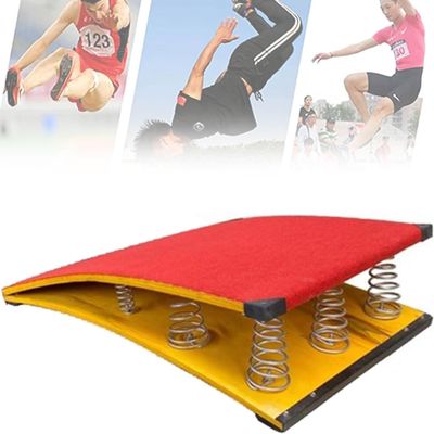 9 Springs Gymnastics Springboard, Heavy Duty Vault Spring Boards, 4ft Wooden Training Aid Springboard, Upgraded Version Anti-Slip, for Martial Arts, Athletics, Long Jump, Gymnastics