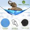 AISHULEI Hammock with Mosquito Net Lightweight Jungle Hammock for Trekking, Backpacking, Nylon Travel Hammock with Mosquito for Travel, Garden, Hiking, Survival (Color : N) view 4