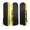 MNSSRN Golf Lightweight Travel Bag, Single-Layer Foldable Aviation Bag with Pulleys, 1.4Kg,Yellow view 1
