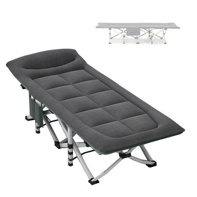 YySXIQ Folding Camping Cot, Portable Folding Camping Cot, Outdoor Patio Folding Lounge Chair, Perfect for Camping, Pool, Beach, Patio,Office,D