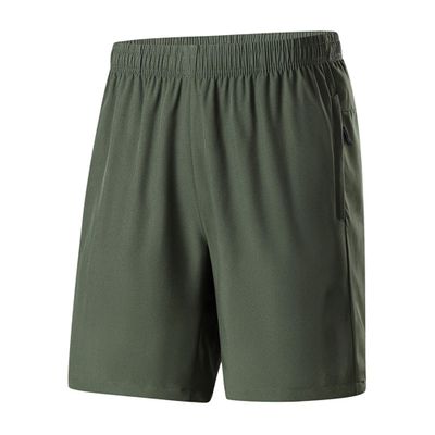 SWJGLITTR Mens Relaxed Elastic Waist Shorts Running Workout Zipper Pocket Short Athletic Fitness Gym Short Pant (Green,Medium)