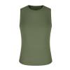 Prime Deals of The Day Today only Mens Tank Top Summer Fashion Solid Sleeveless Gym Workout Big and Tall Tee Tops Athletic Loose Casual Outfits Beach Tank Tops for Men Army Green XL view 4
