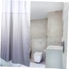 Ciieeo Shower Curtains and Liners Graduated Bath Curtain Family Use Easy to Use Hooks view 4