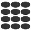 PATIKIL Air Hockey Pucks 3.2 Inch, 12Pcs Air Hockey Heavy Replacement Pucks for Game Tables Equipment Accessories, Black view 1