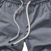 Mens Casual Drawstring Overalls Classic Fit Solid Jogger Shorts Lightweight Athletic Cargo Work Short (Grey,34) view 3