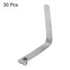 HARFINGTON 30pcs Single Button Kayak Paddle Snap Spring Clip 5.4x6.3x44mm 65Mn Spring Steel V-Shaped Solid Lift Telescopic Locking Tube Pole Clips for Tent Umbrella Camping view 3