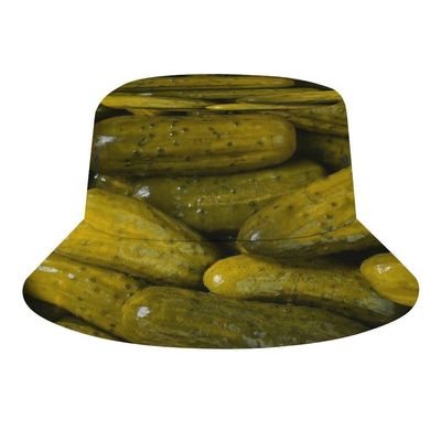 Pickles Bucket Hat for Men Women Funny Food Summer Beach Fishing Packable Outdoor Sun Fisherman Hat Fashion Retro