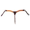 Professional's Choice Hand Stamped Contoured Breast Collar 2" Natural/Burgundy view 1
