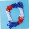 Yardwe 3-Color Nylon Braided Basketball Netting Outdoor/Indoor Replacement Net for Rim High-Density view 4