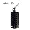 CUCUFA Fishing Lure Cage Metal Carp Fishing Tackle Feeder Bait Holder Trap Basket 10PCS 20g fishing lure cage view 3