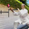 TREGOO Wing Chun Dummy Wall Mounted Boxing Spinning Bar for Punching Speed Kung Fu Training, Wing Tsun Dummies Fitness Equipment, Martial Arts Arms for Home Ourdoor (Size : Single Ball) view 2