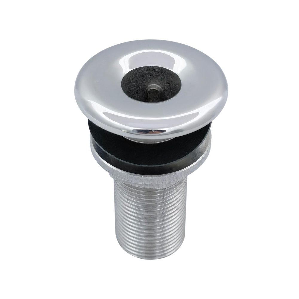 1PC of RANYUSS Stainless Steel 316 Combo Stainless Steel Thru-Hull Fitting w/Nut & Gasket for (3/4" ID)
