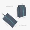 Ecoright Shoe Bags for Travel, Set of 2, 100% Recycled Water-Resistant Zipper Pouch Bags, Shoe Bags for Storage, Travel Essentials for Men & Women view 2