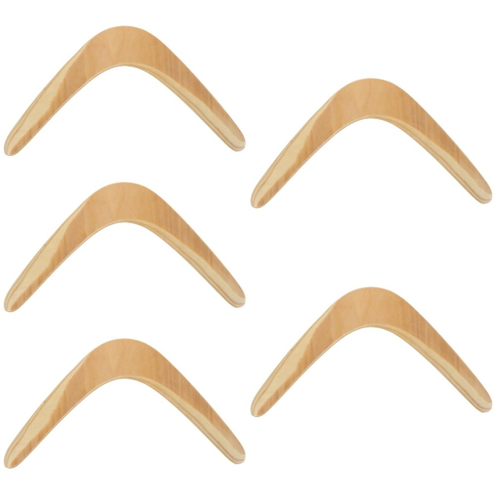 Boomerang for Kids & Adults: Throw Boomerangs V Shaped Returning Handmade Craft Wooden Plaything Fast Catch for Women and Men