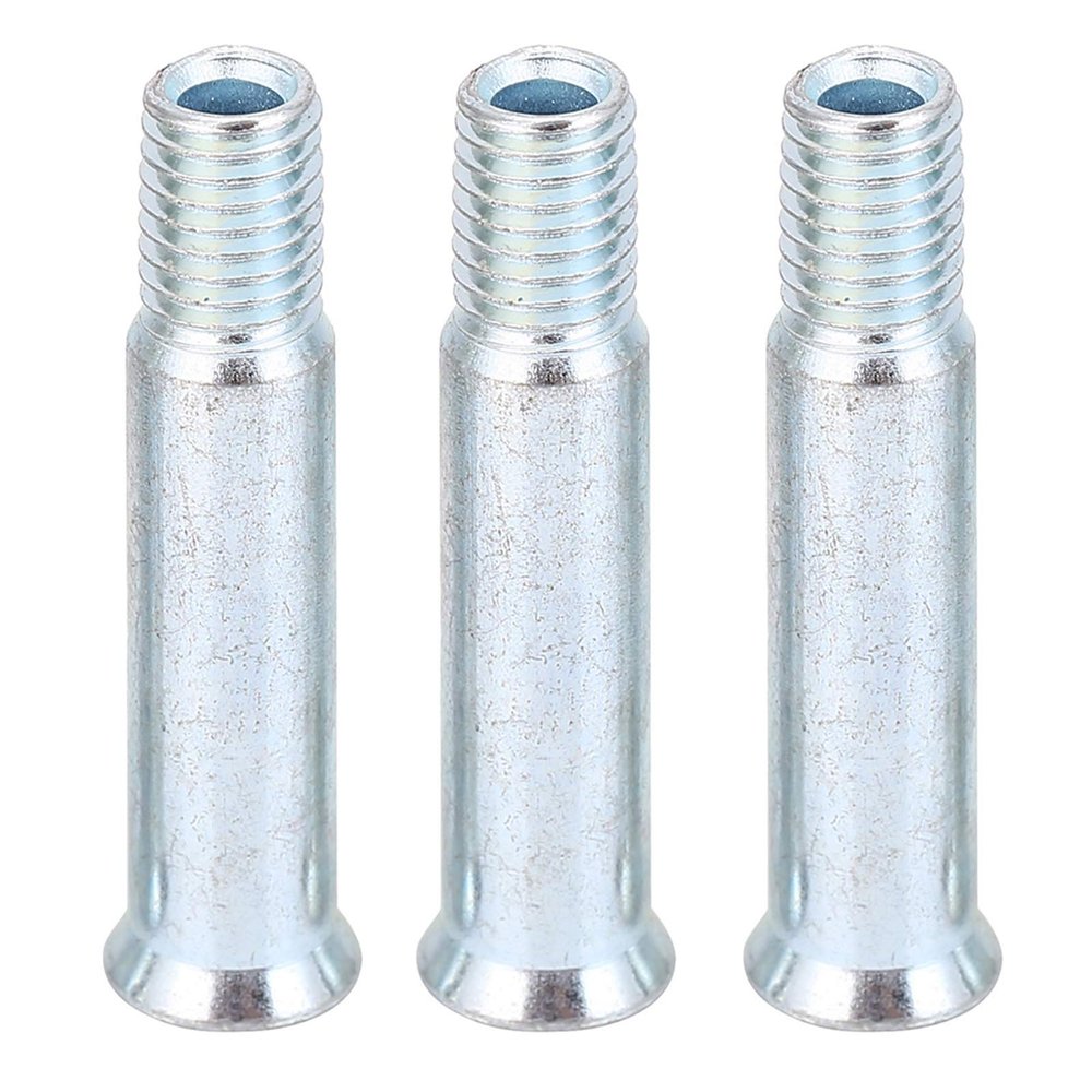 Odorkle 15pcs Skating Screws,Durable Steel Wheel Skate Axle Screw Bolt Replacement for Inline Skating (Total Length 35mm), Odorklee3soh7uzv4-01
