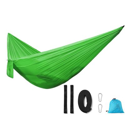 AISHULEI Camping Hammock Lightweight Portable Parachute Hammock Holds Up to 300KG Portable Tree Hammock with 2 Strong Webbings 2 Carabiners Patio Garden Indoor Outdoor (Color : H)