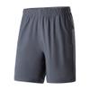 SWJGLITTR Mens Relaxed Elastic Waist Shorts Running Workout Zipper Pocket Short Athletic Fitness Gym Short Pant (Grey,3X-Large) view 1