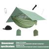 AISHULEI Camping Hammock Set Portable Single Hammock,Camping Hammock with Mosquito Net, Parachute Cloth Hammock for Camping, Backpacking Hikes, Outdoor Backyard (Color : C) view 2