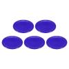 PATIKIL Air Hockey Pucks 2.5 Inch, 5Pcs Air Hockey Heavy Replacement Pucks for Game Tables Equipment Accessories, Dark Blue view 1