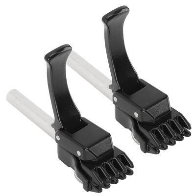 JEOZBM 1Pair Badminton Stringing Clamp, Stringing Clamp for Tennis & Badminton Rackets Aluminium Alloy