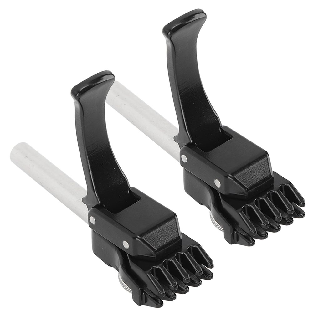 JEOZBM 1Pair Badminton Stringing Clamp, Stringing Clamp for Tennis & Badminton Rackets Aluminium Alloy