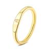 YURZA Gold Initial Rings for Women Non Tarnish Thumb Rings for Teen 14K Gold plated for Women (A, 9) view 1