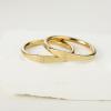 YURZA Gold Initial Rings for Women Non Tarnish Thumb Rings for Teen 14K Gold plated for Women (A, 9) view 3