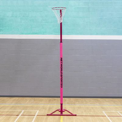 FORZA Netball Post Protection Padding | Fits 50mm & 80mm Netball Posts | for 6ft or 10ft Posts | Multiple Color Options | School Standard + Proffesional Sizes (Pink (6ft, 50mm), Single)